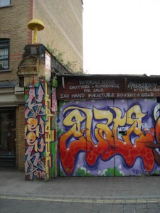 Street art on Brick Lane