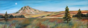 Panoramic Bear Butte image