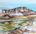 Green Mounds as seen at Badlands National Park